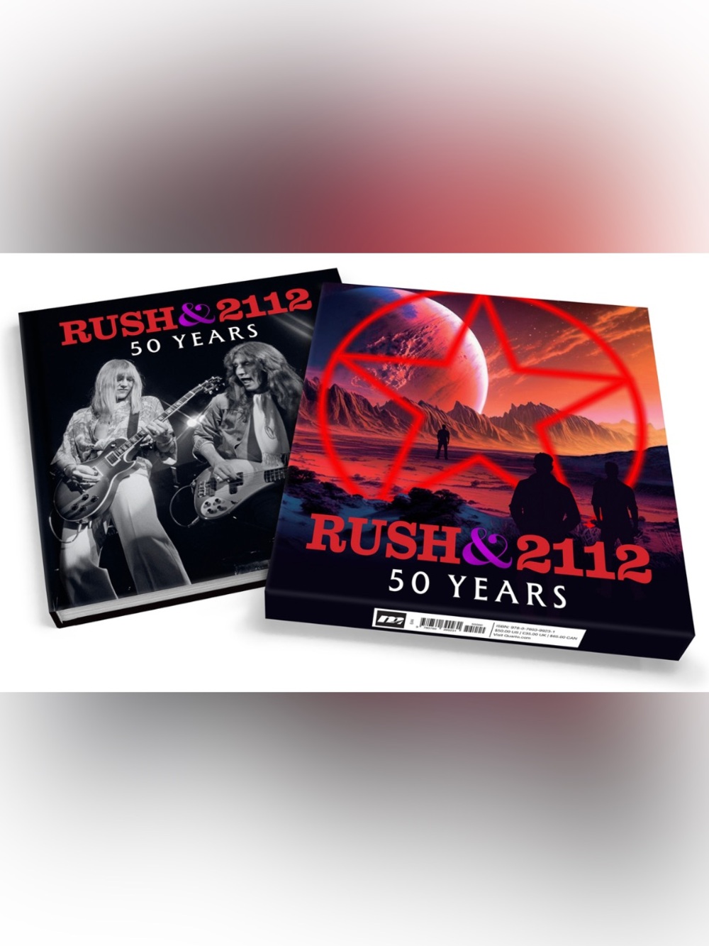 2112 50 Years Red Wall Art Canvas